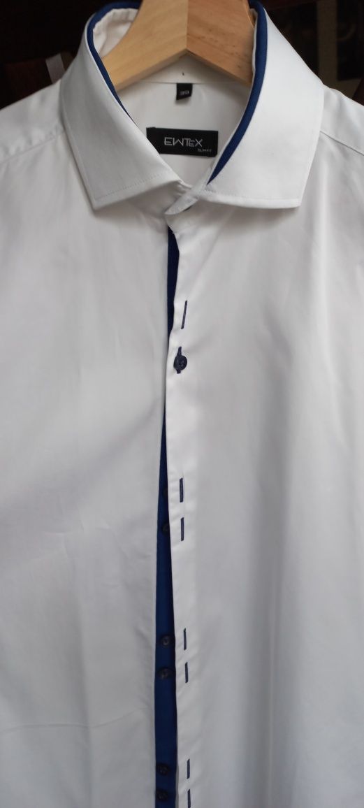 Koszula męska Ewtex r.39 slim fit