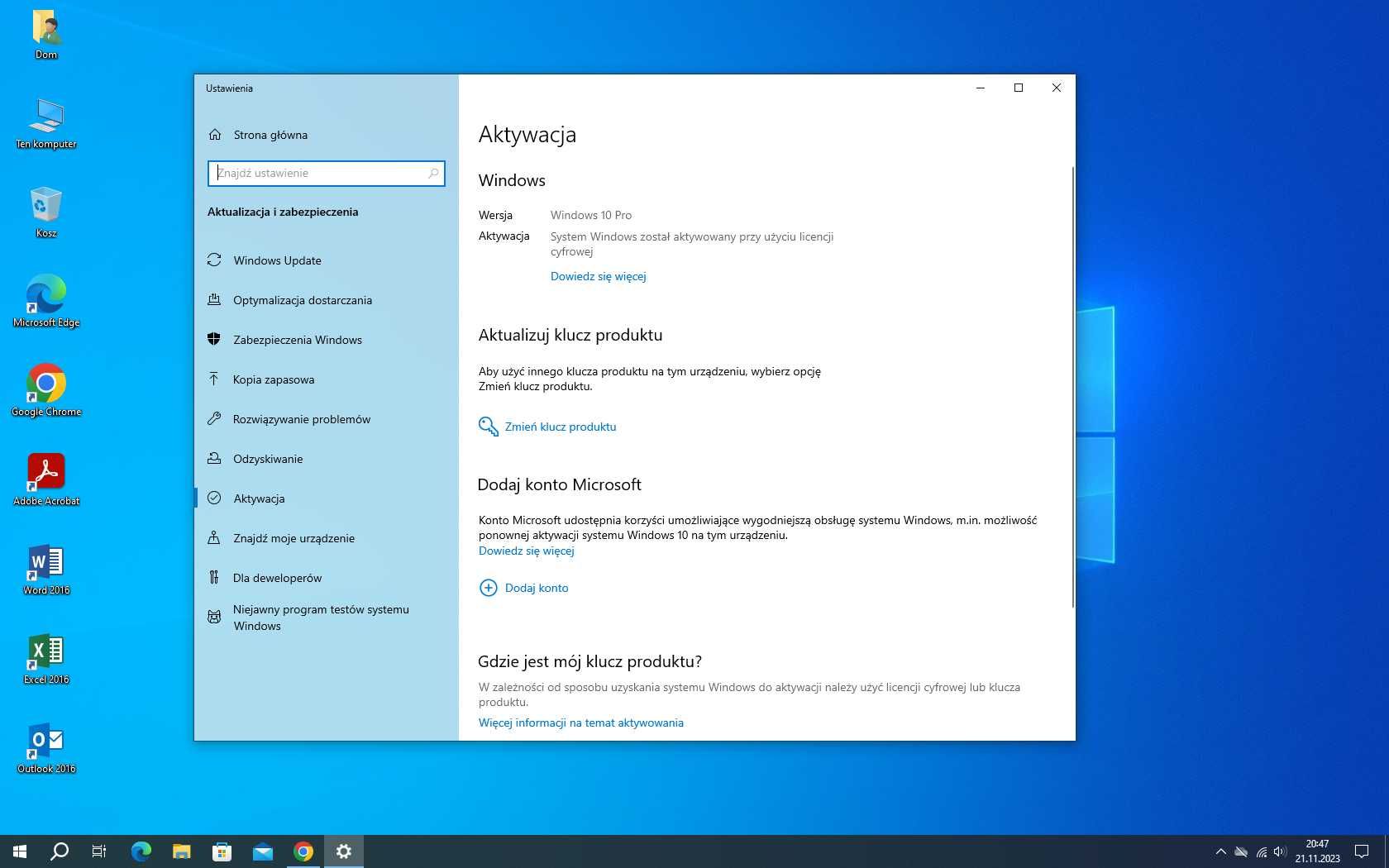 DELL 3046, I5 6500, 16GB RAM DDR4, SSD250 + 1TB WIN 11 PRO OFFICE 2016