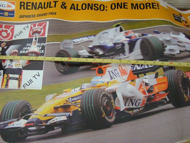 Poster Oficial Renault F1 GP do Japão 2008