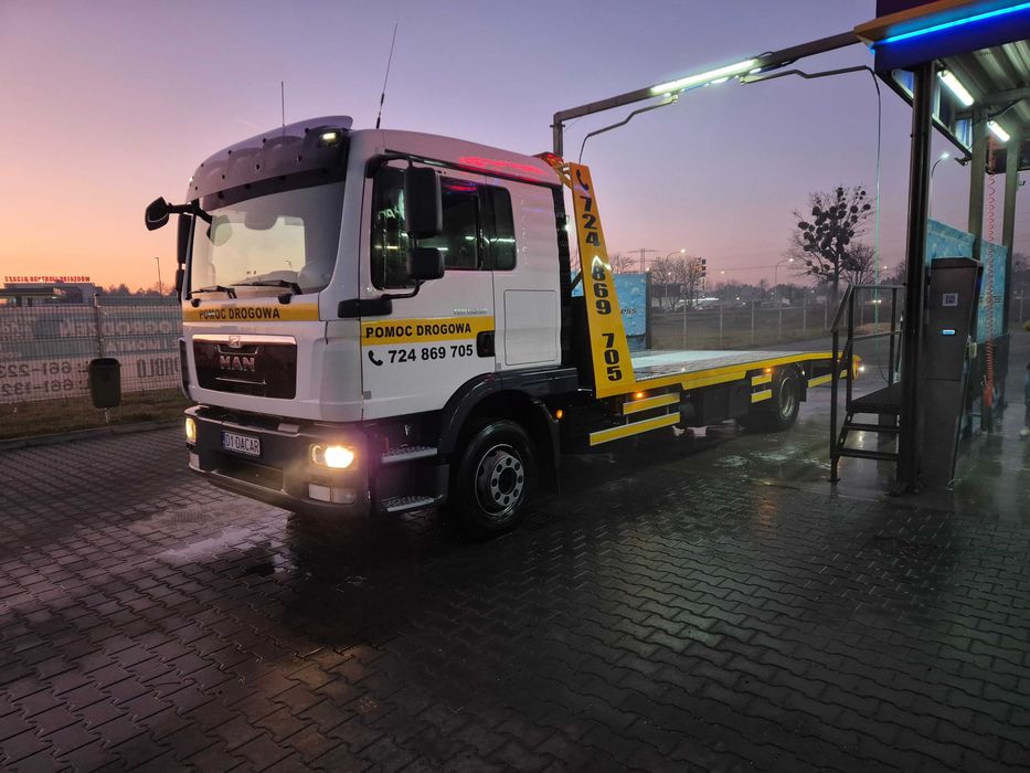 Pomoc Drogowa Laweta Transport dostawcze A4 S8 Wrocław Pietrzykowice