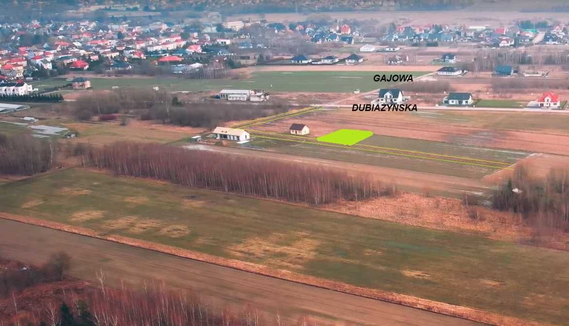 Działka 950m2 Bielsk Podlaski, warunki zabudowy, Gajowa/Dubiażyńska
