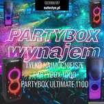 JBL Partybox 1000 wynajem nagłośnienie i oświetlenie na osiemnastkę