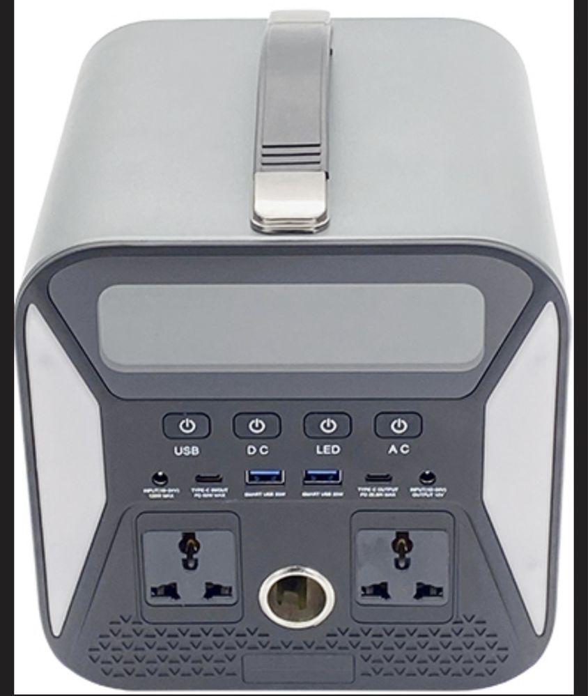 Зарядная станция UA551 тянет ТВ,холодильник,135200mAh,500Wh Ecoflow