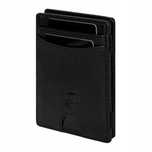 James Hawk Flip wallet black - Dwustronnie otwierany portfel na karty