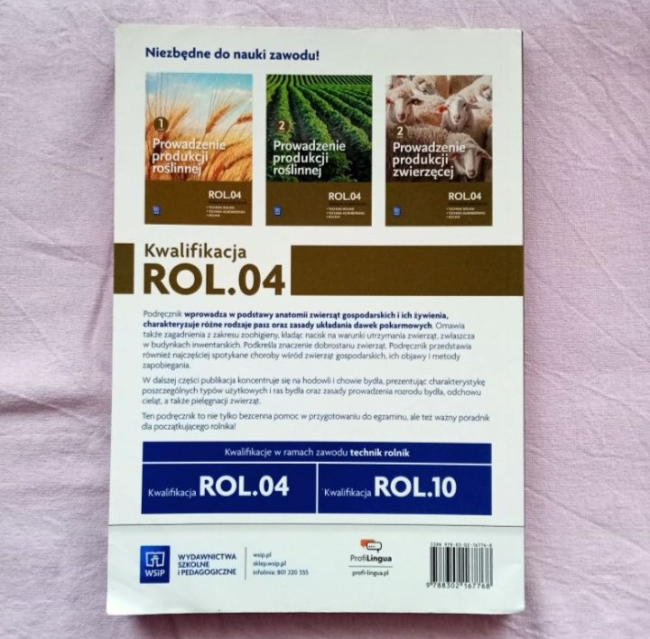 Prowadzenie produkcji zwierzęcej ROL.04 WSiP