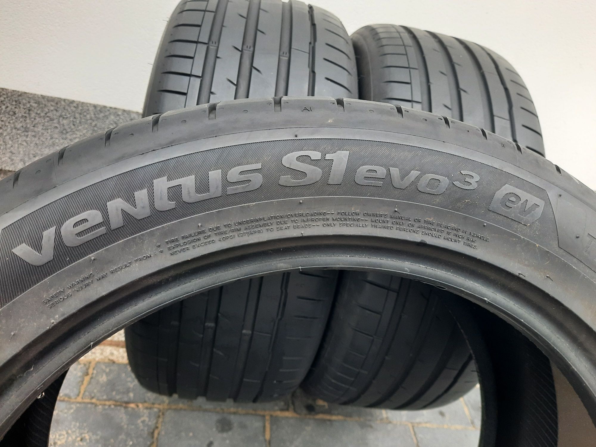 4 opony 255/45 R19 104W Hankook Ventus S1 evo3 EV 2022r 6.5mm