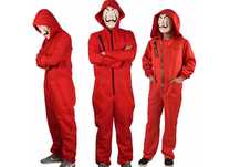 Kostium na Halloween LA CASA DE PAPEL z Maską strój straszny