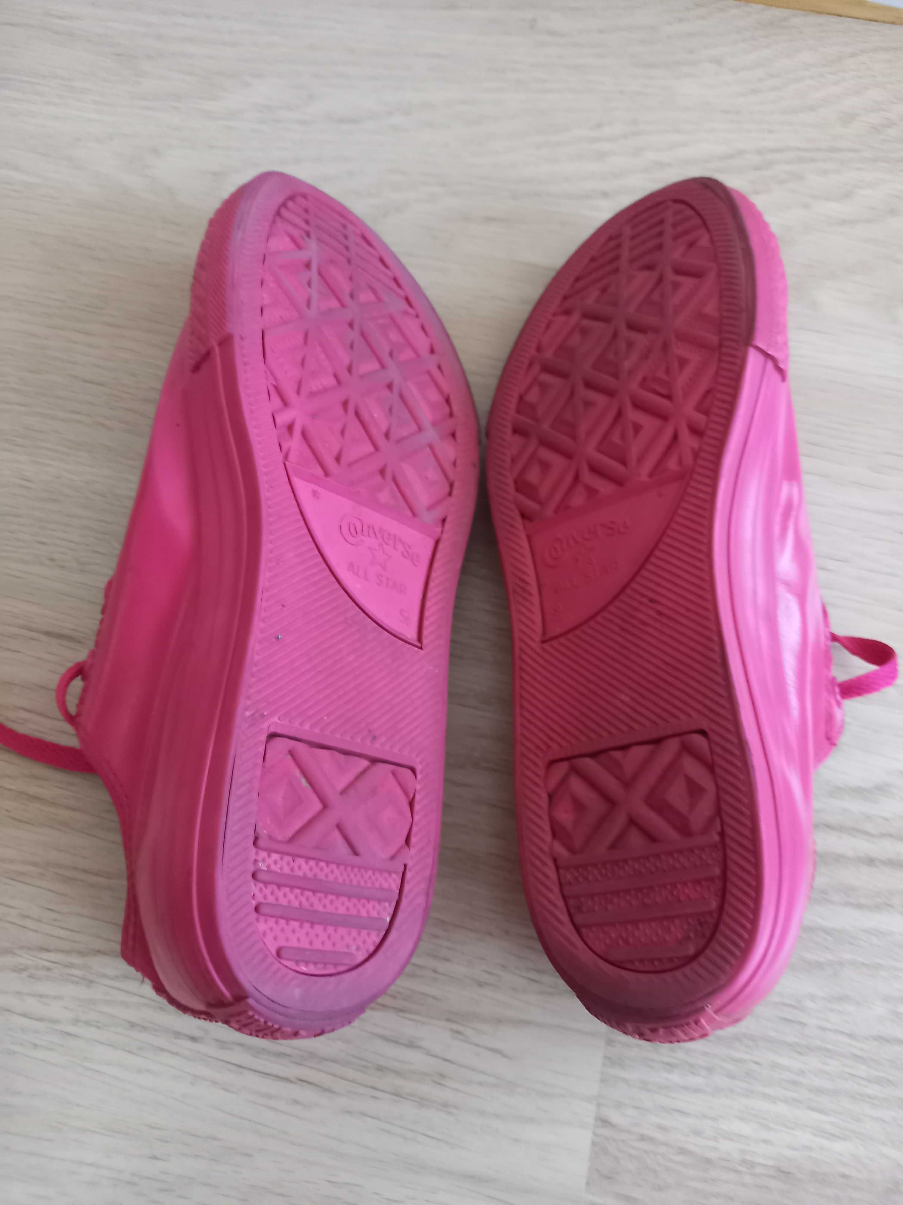 Bordowe trampki Converse 38