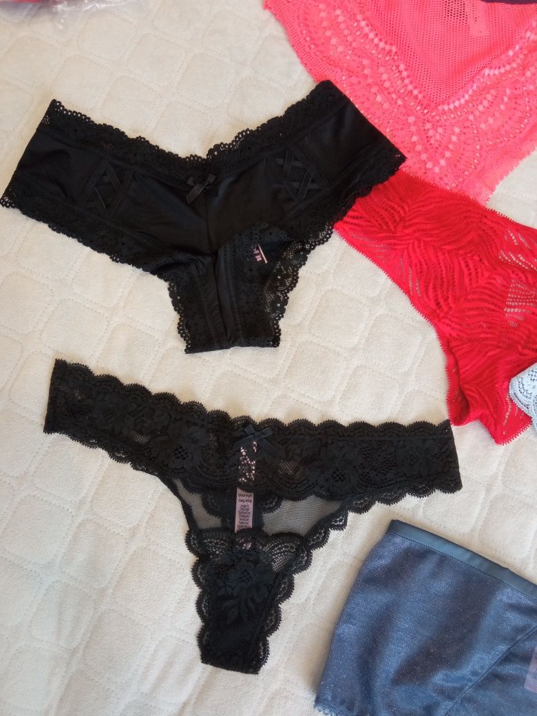 Трусики з високою посадкою Victoria's Secret Виктория секрет труси