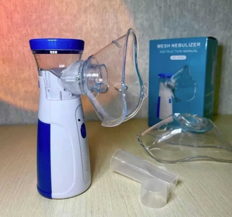 Інгалятор, небулайзер для інгаляцій дорослих та дітей, з 3 насадками