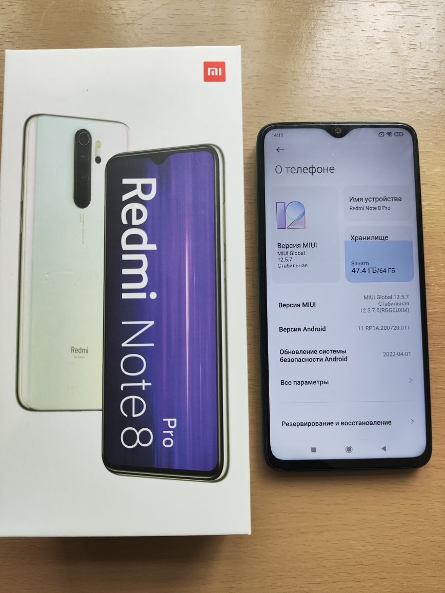 Xiaomi Redmi note 8 pro 6/64
