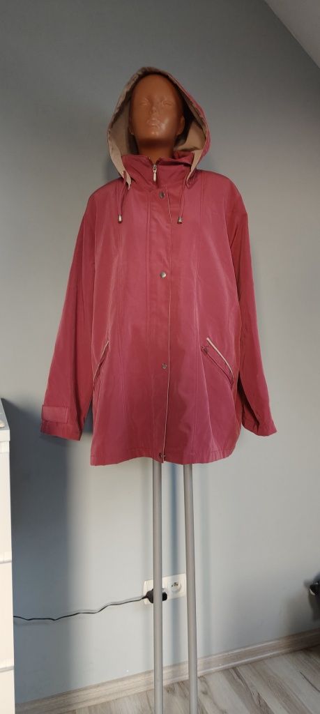 5XL 50 6XL 52 kurtka damska parka wiosenna jesienna