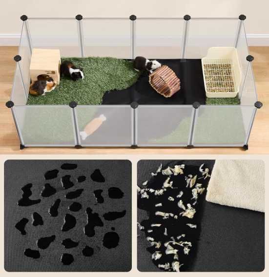 KLATKA kojec wybieg NOWY z podłogą dla królika chomika świnki + GRATIS