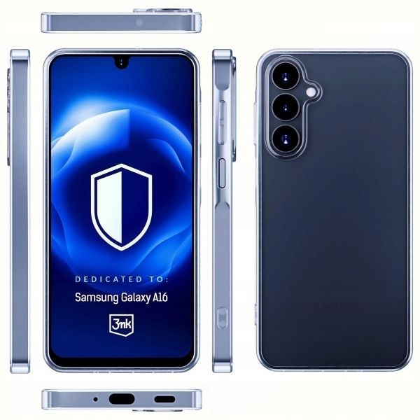 Etui do Galaxy A16 4G / 5G 3MK Clear Case Przezroczysta Obudowa