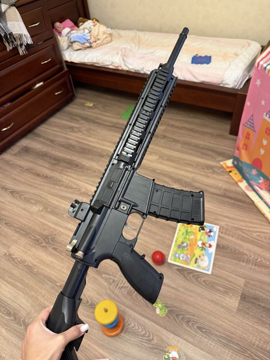 Детский игрушечний автомат гель бластер на орбизах м416