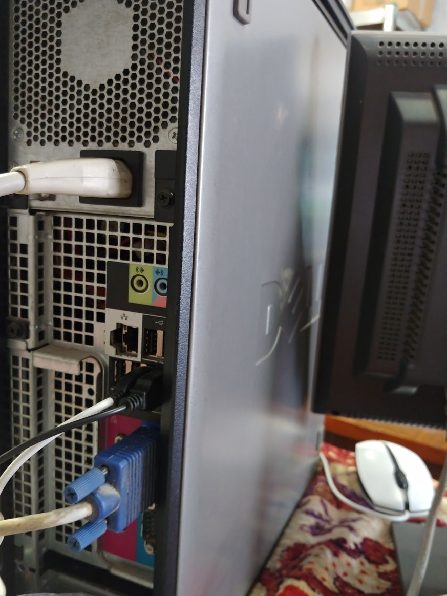 Рабочий комплект блок Dell с монитором