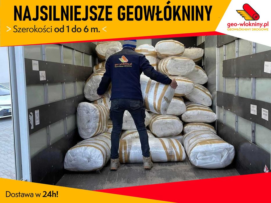 NAJSILNIEJSZA Geowłóknina Geowłókniny PP Polipropylen do 6m 200 400