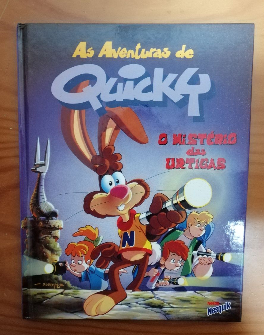 Livro "As aventuras do Quicky"