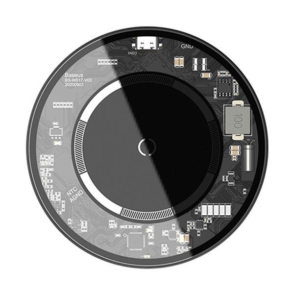 Ładowarka Indukcyjna SIMPLE Magnetyczna Typ C (WXJK-E02) Przezroczysta