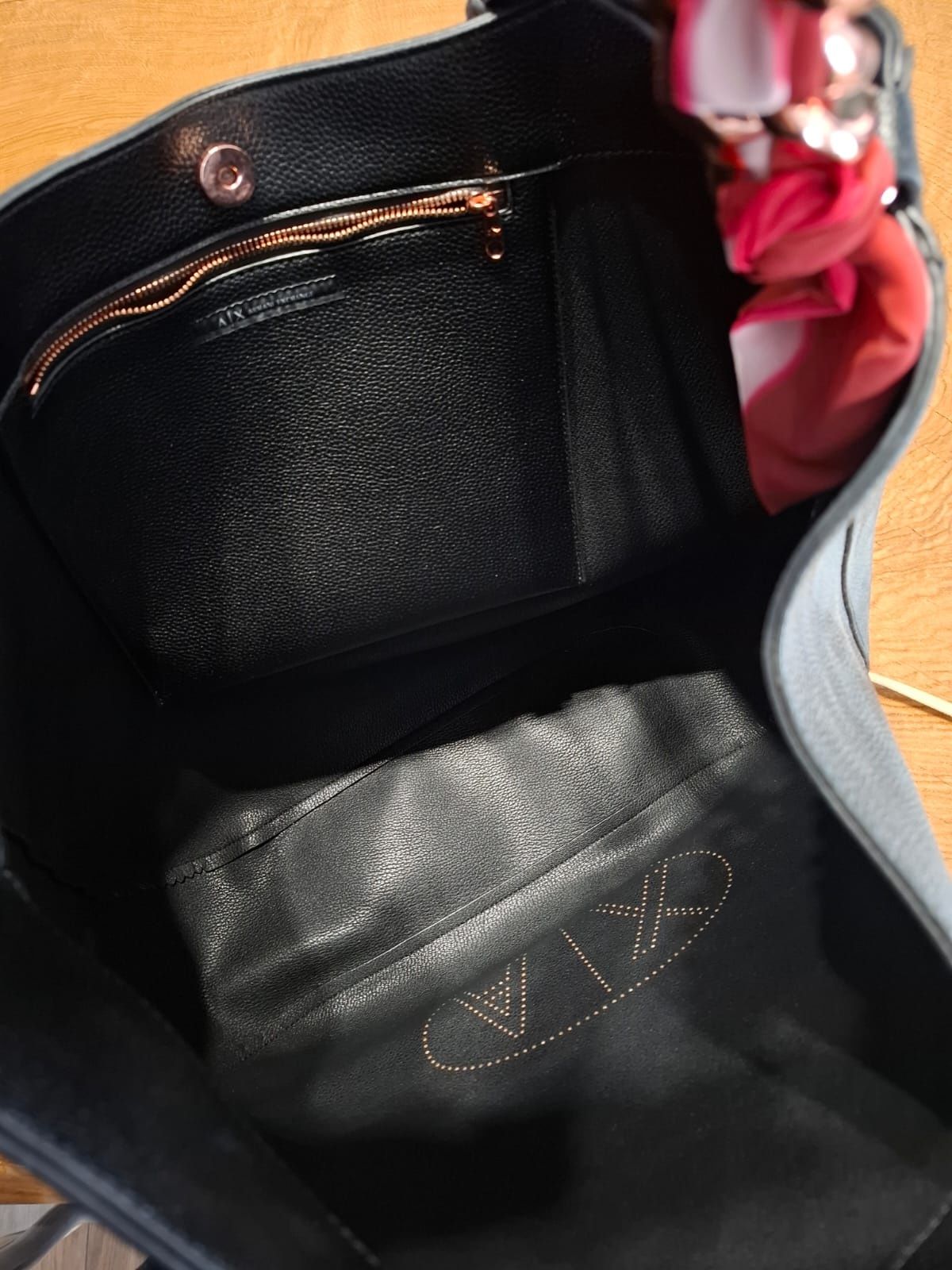 Torba Armani Exchange piękna wstążka