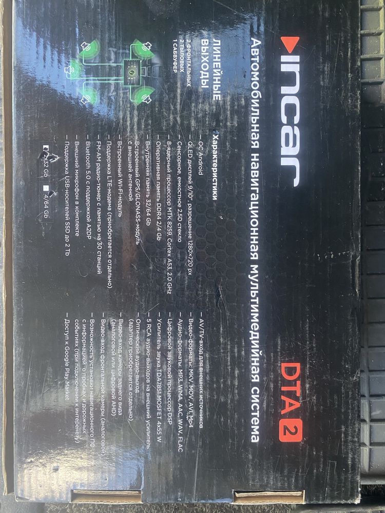 Автомобільна мультимедійна навігаційна система Incar DTA-2