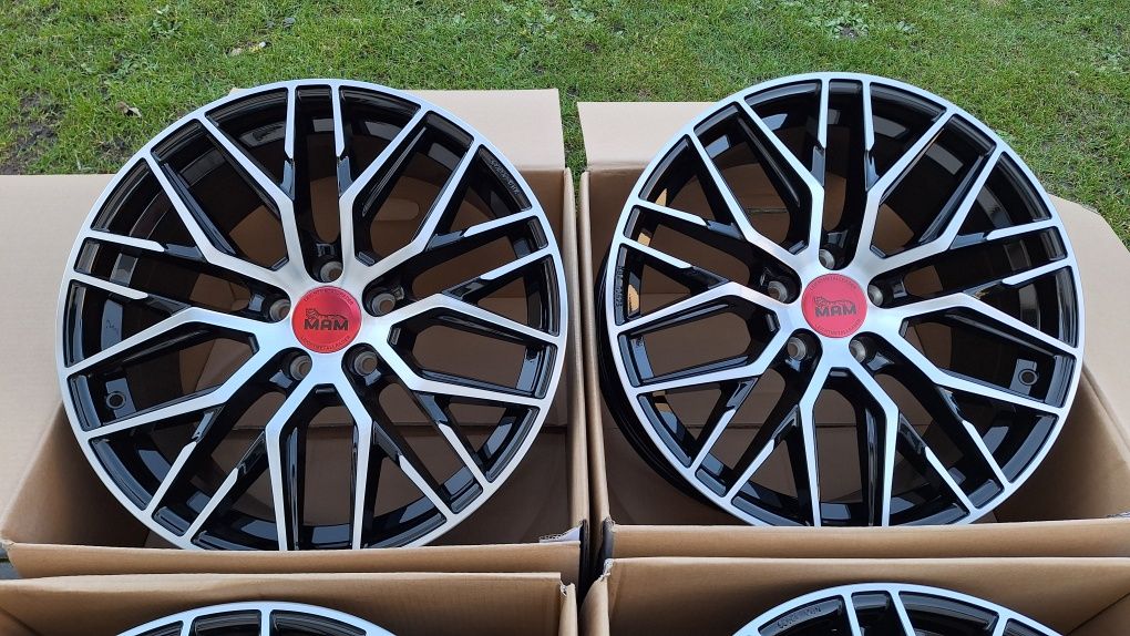 Nowe Alufelgi 5x112 R18 Audi A4 B8 B9 A5 A6 Q5  Vw Golf Skoda Octavia