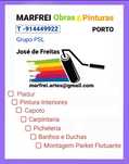 Trabalhos de Obra e Pinturas Interior e Exterior