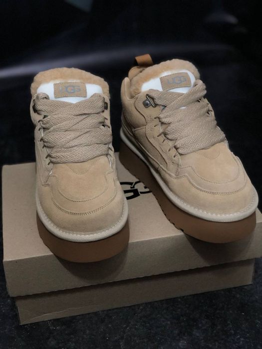 Кроссовки UGG Lowmel Australia Угг овчина, натуральный замш Уггі