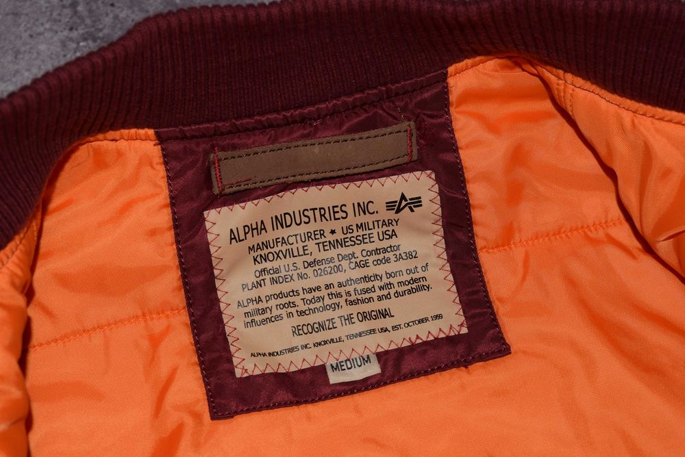 Alpha Industries MA-1 VF (Мужская Куртка Бомбер Пилот Альфа n2b  )