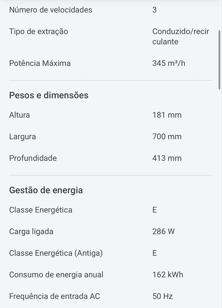 Exaustor NOVO TEKA TL 7420