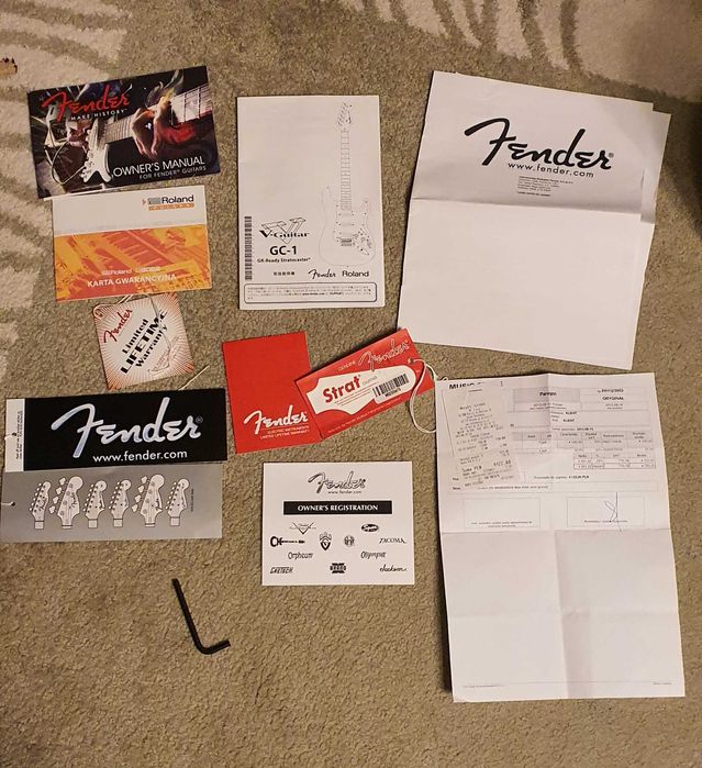 Fender Roland Stratocaster GC-1 GR-55 Frontman 212R