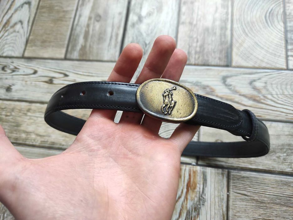 Шкіряний ремінь, пояс Polo "гравець в Поло"