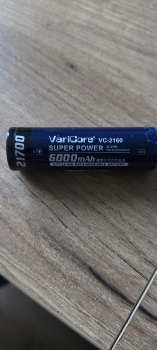 Akumulator, ogniwo,bateria 21700 Varicore 6000mAh