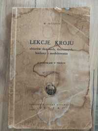 Lekcje kroju ubiorów damskich, dziecinnych,bielizny ..  Jęczalik 1948