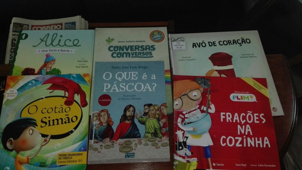 Livros infantis - Títulos variados em excelente estado