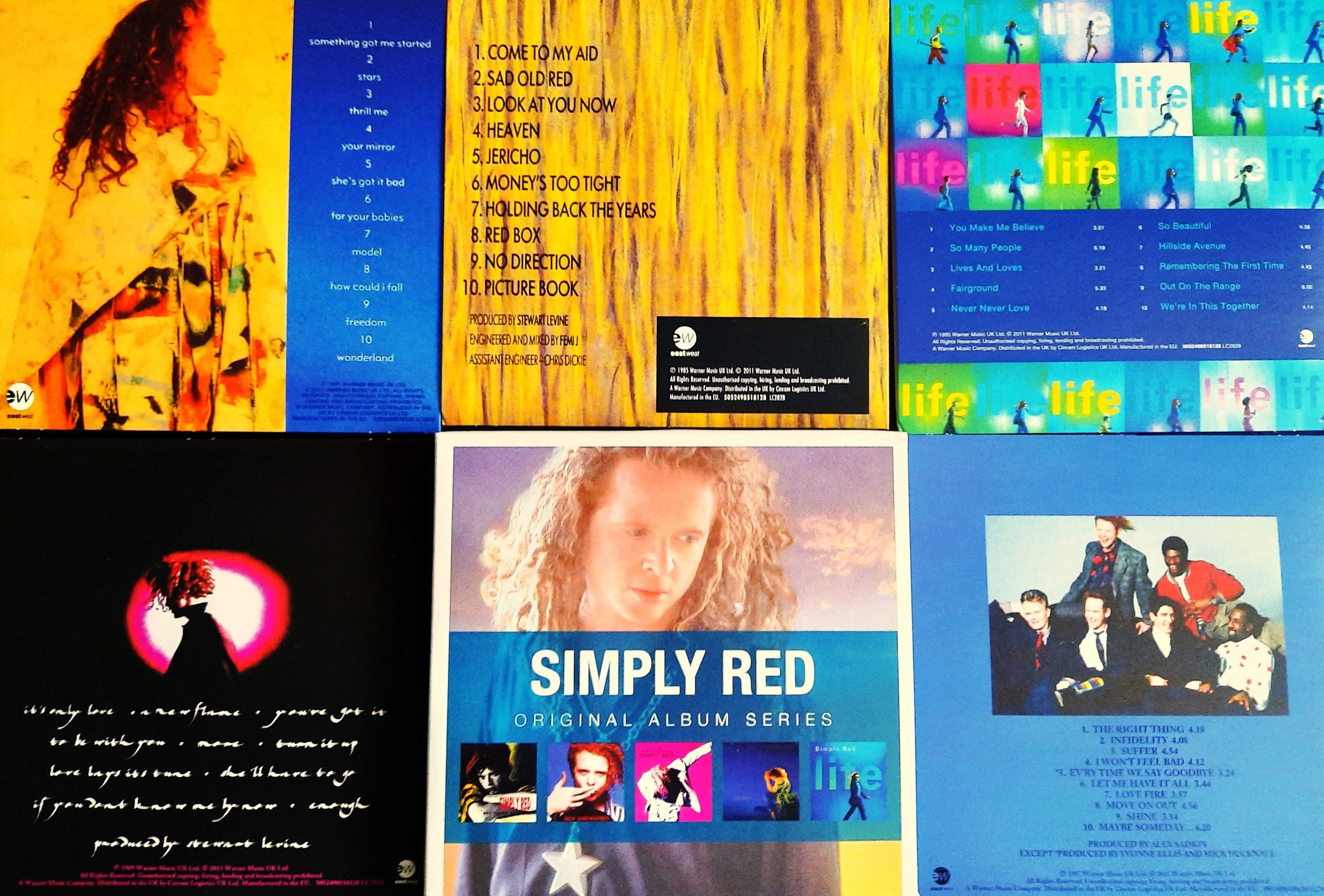 Polecam Zestaw  5 Płytowy Albumy CD SIMPLY RED Wersja Limitowana CD