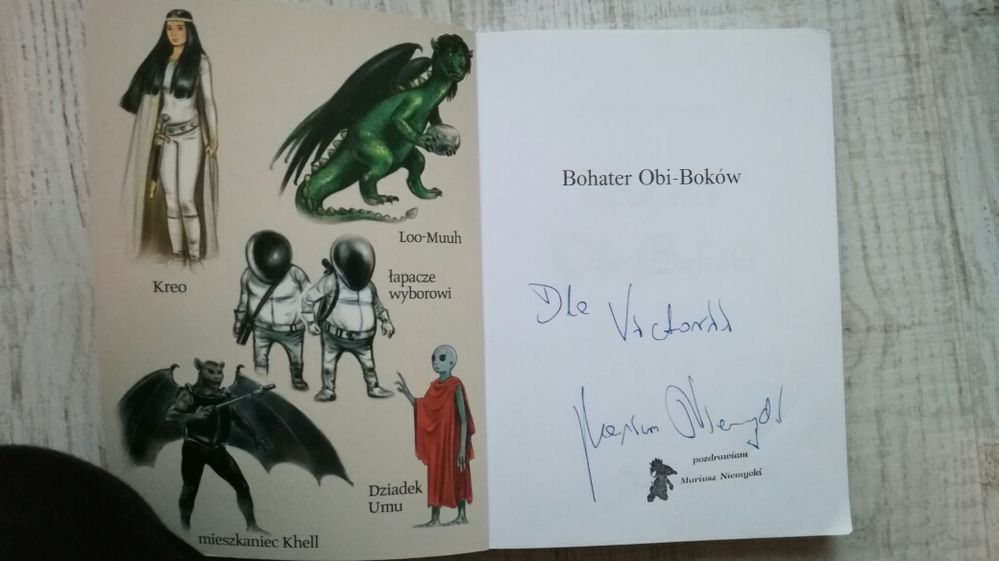 Książka ,,Bohater Obi-Boków" Mariusz Niemycki