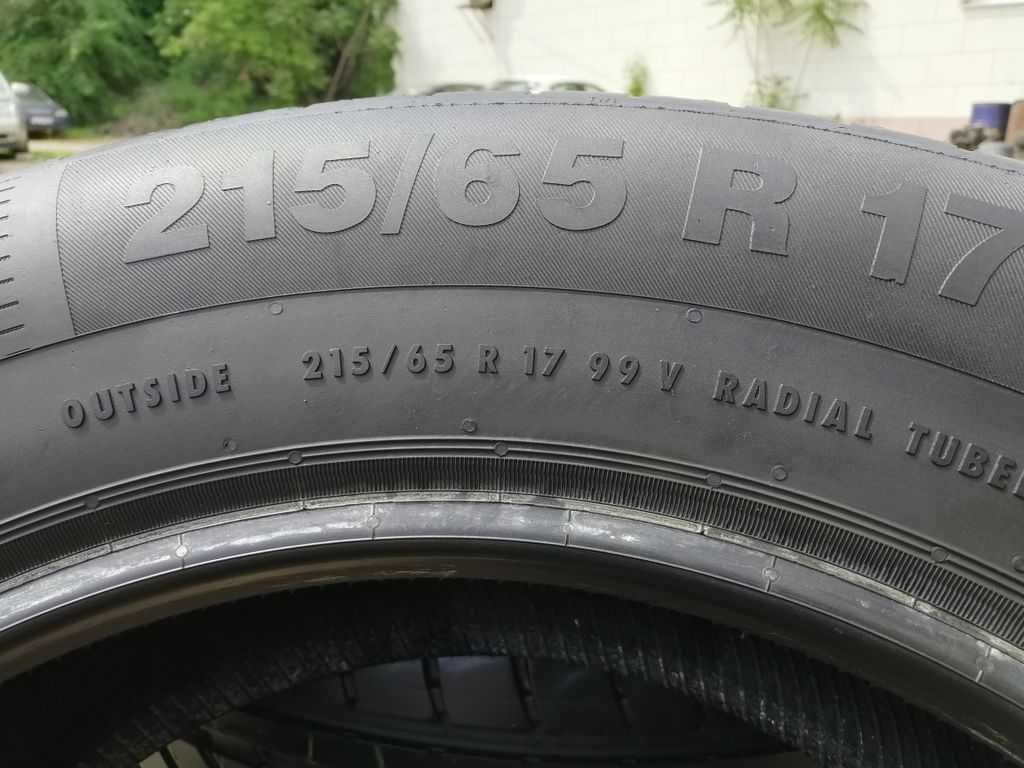 Continental EcoContact 5 215/65R17 99V шини бу літо 2 штуки