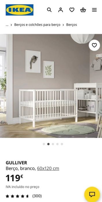 Berço Ikea gulliver