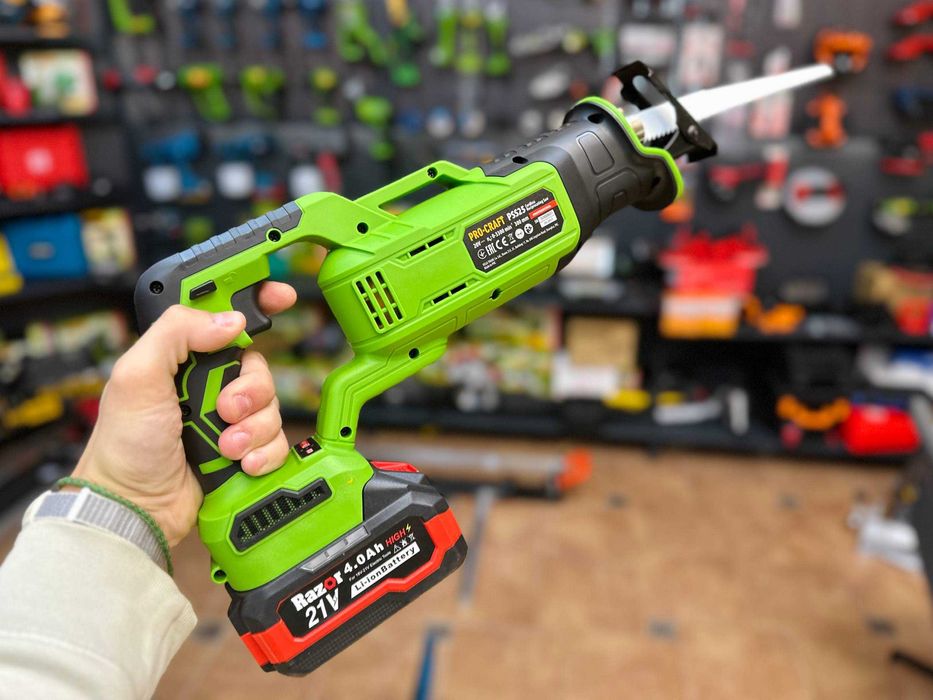 Шабельна Пила Procraft (Тушка) Безщіткова, з Регулюванням + Полотна