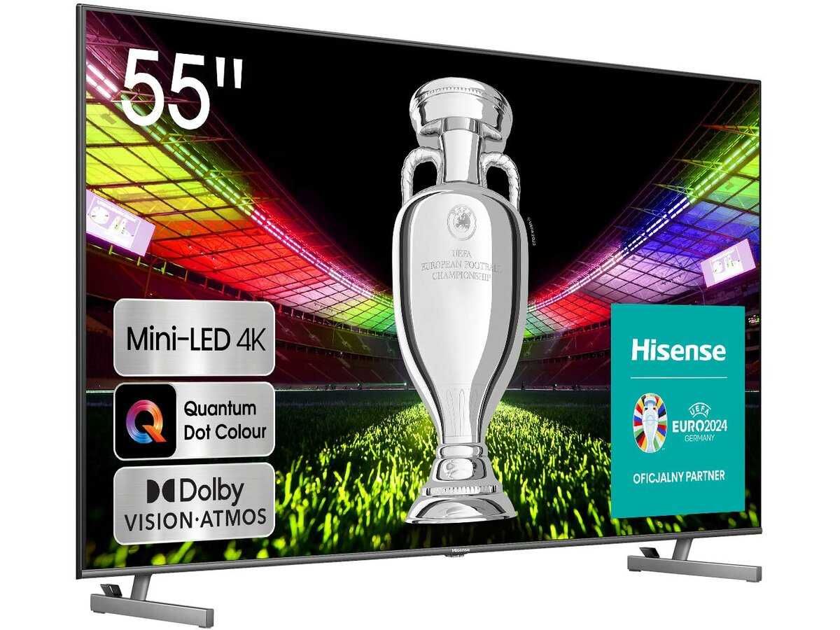 Telewizor HISENSE 55U6KQ 55" MINILED 4K Dolby Vision Dolby Atmos