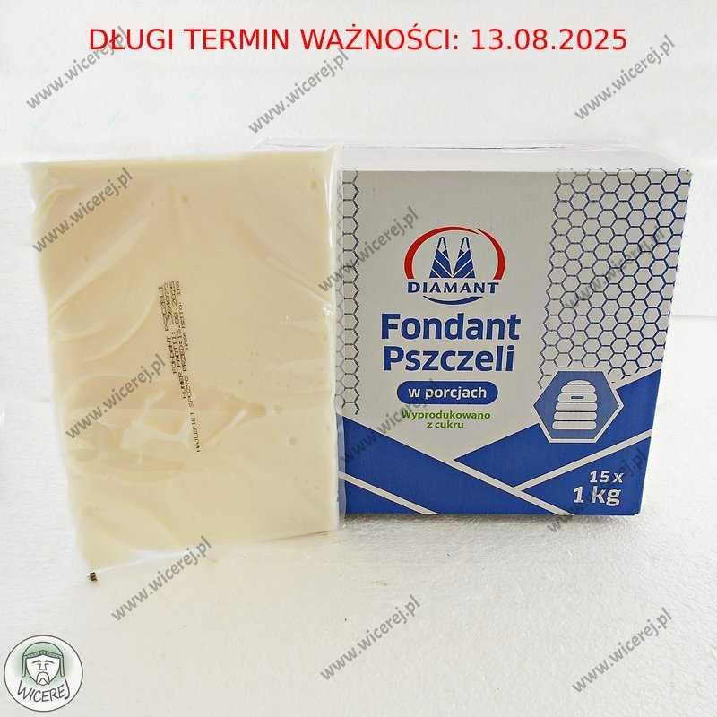 Świeże Ciasto dla Pszczół Fondant Pszczeli Porcjowane 15 x1kg DIAMANT