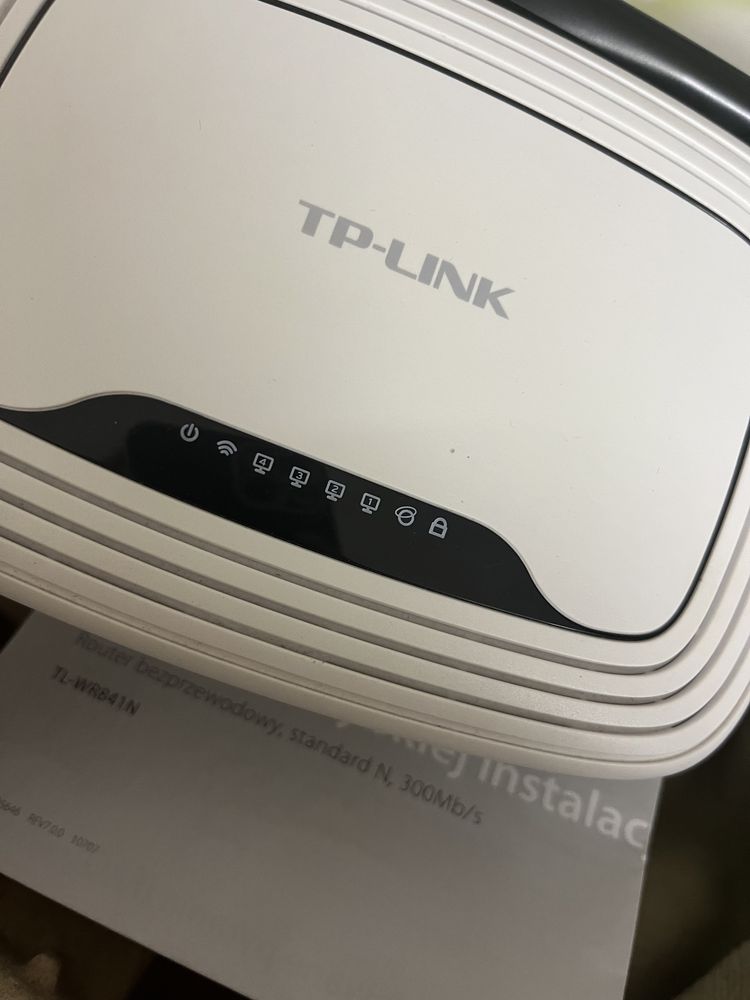 TP-LINK Router bezprzewodowy duży zasięg 300Mb/s