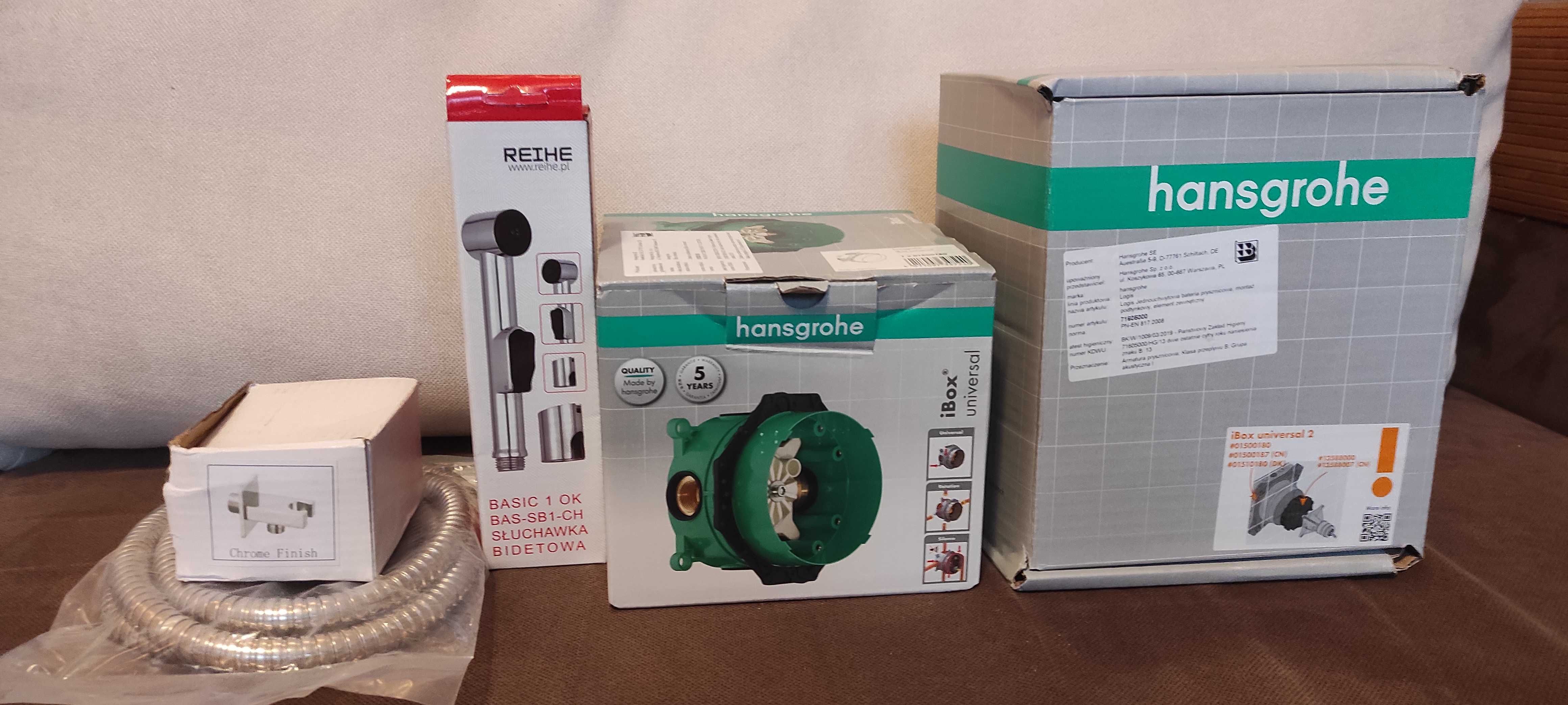 Zestaw Bidetta podtynkowy +bateria Hansgrohe Logis