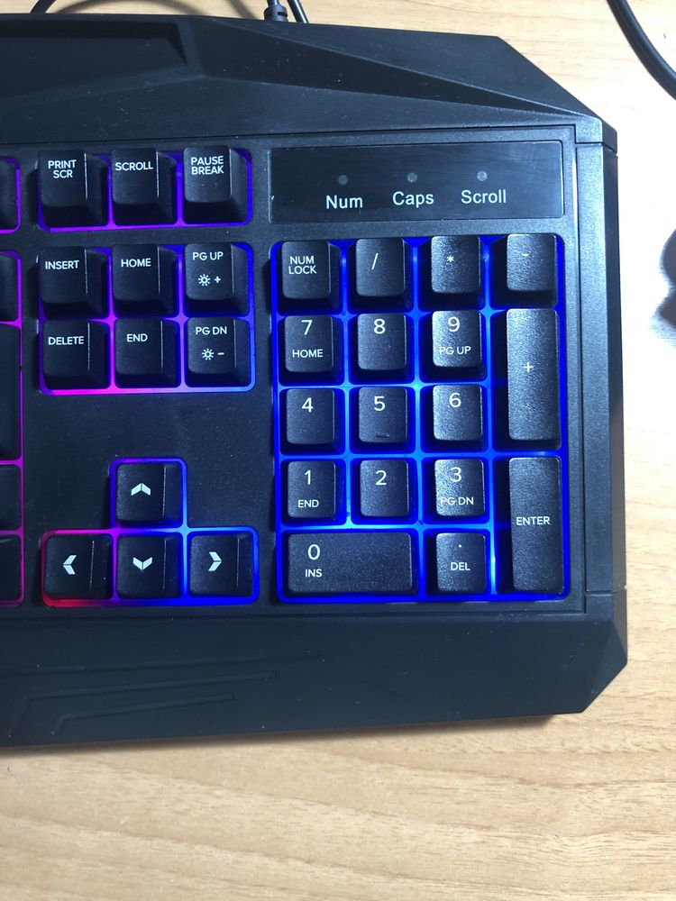 Teclado Gaming NPLAY Control 3.0 (Membrana - Português - Preto)