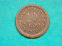 1014 - República: 10 centavos 1924 bronze, por 4,00