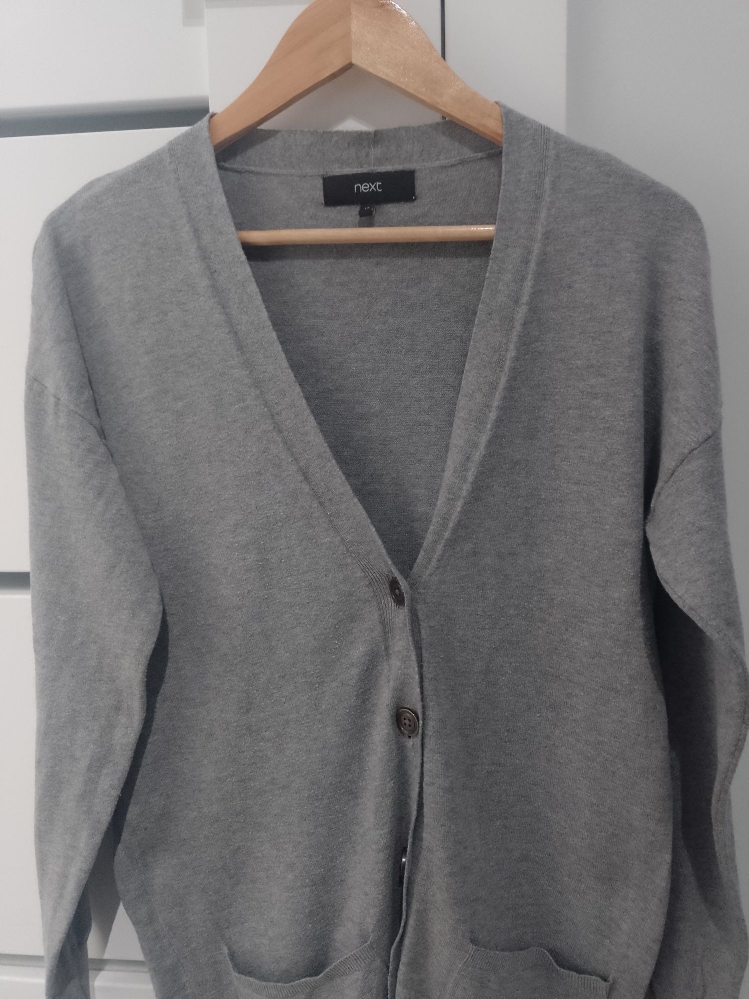 Next długi damski sweter roz L 40