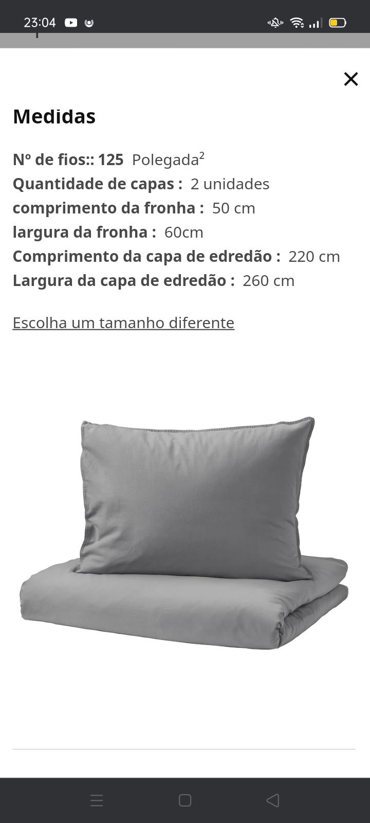 Capa de edredão Angslilja, IKEA. NOVA