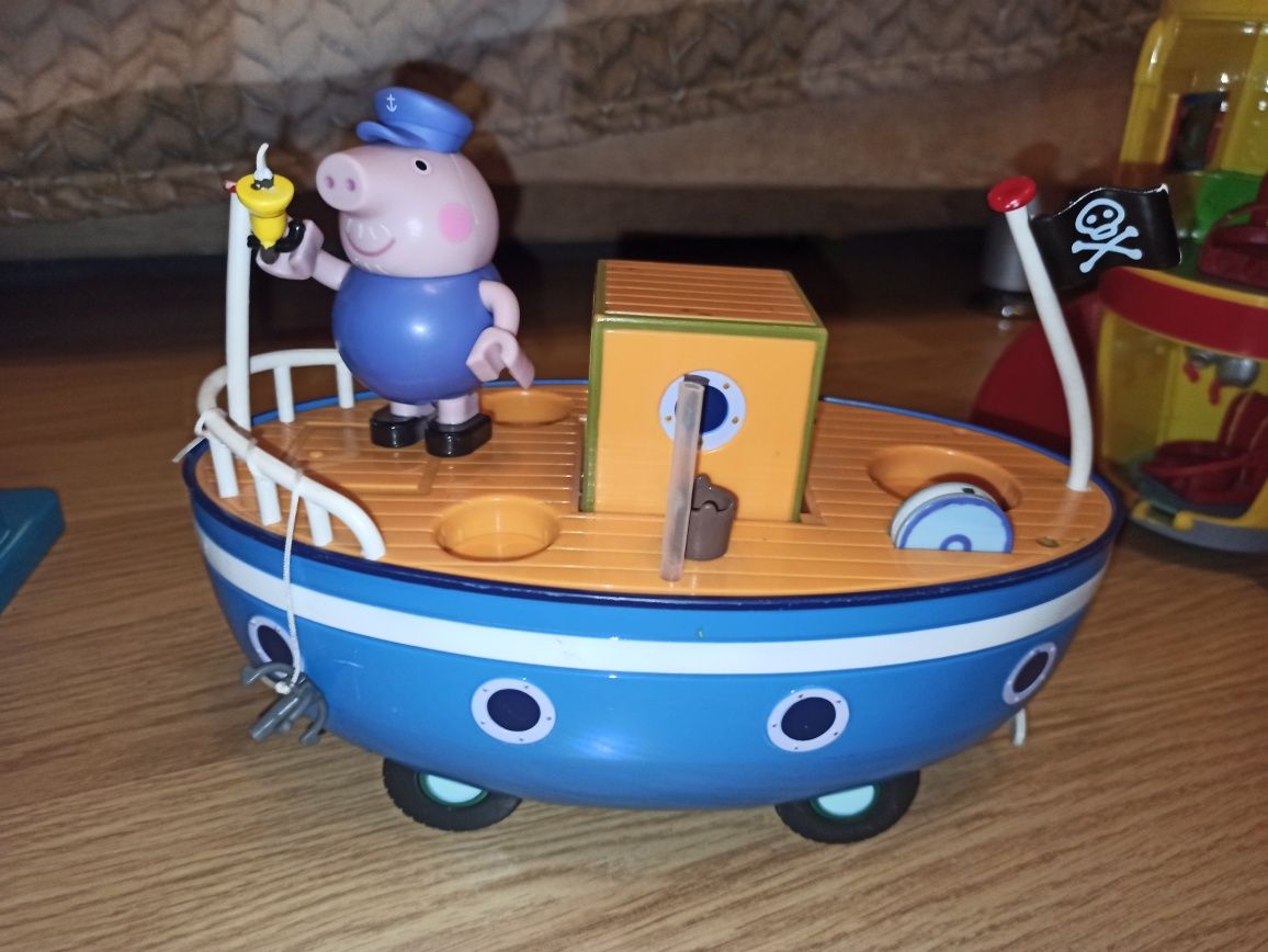 Свинка Пеппа игровой набор лодка, ноут