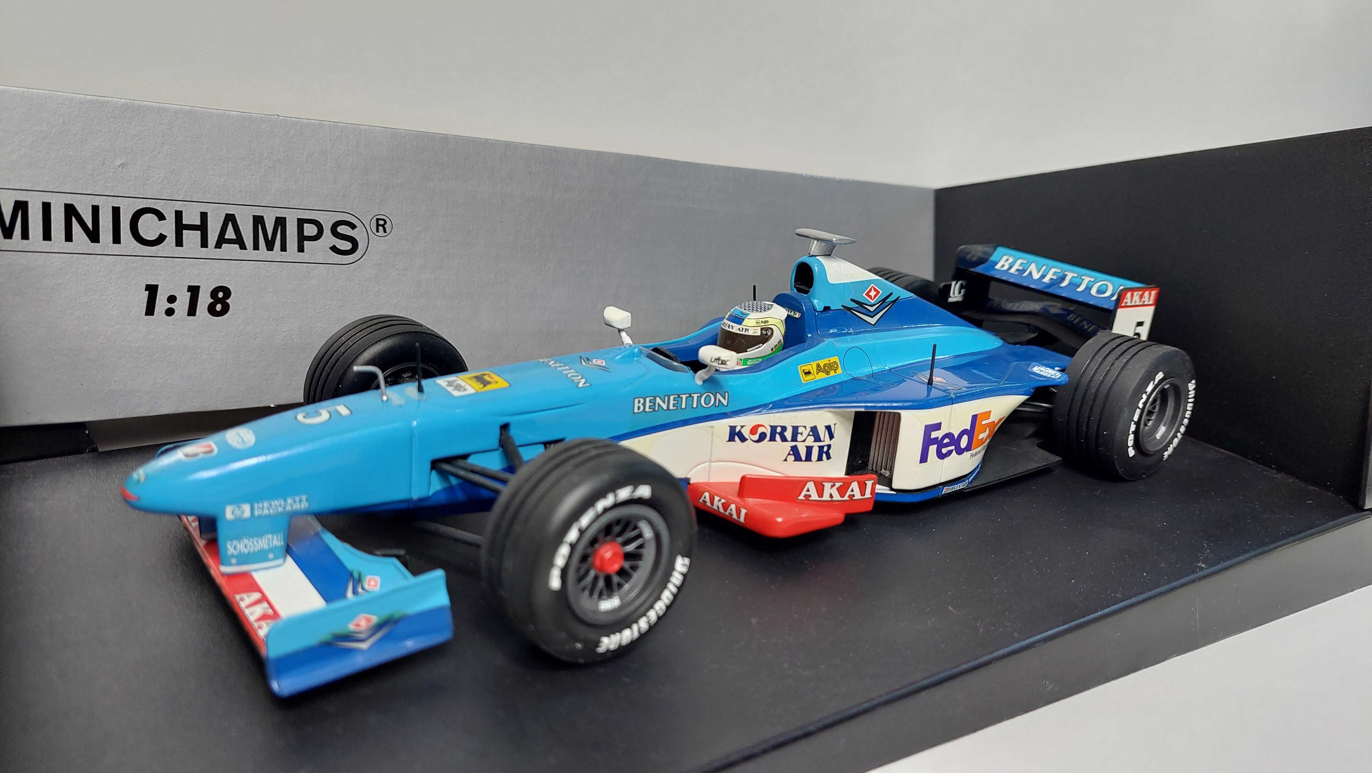 Formula1 Benetton B198 G.Fisichella Minichamps 1:18